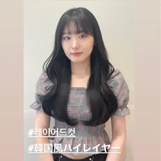 ロング ❤︎︎韓国ヘア❤︎︎ 𝑺𝒉𝒊𝒉𝒐のヘアスタイル