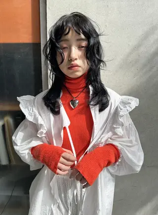 ミディアム 福岡美容室Daisy hairのヘアスタイル