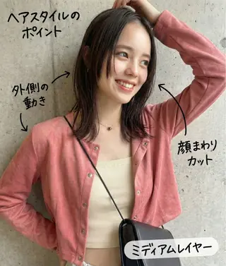 ミディアム 20代、30代からの おしゃれ🍃笹岡航太のヘアスタイル