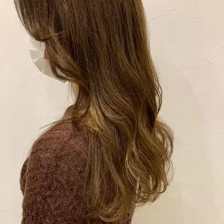 ロング レイヤー/ベージュ /メンズsaraのヘアスタイル