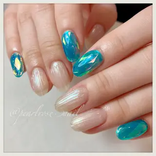 ネイル Beauty salon Ryu・ange所属・PEARL ROSE パールローズのネイルデザイン