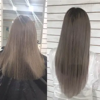 ロング カラー ヘアアレンジ 🦋美髪／エクステ 🦋アベイクミのヘアスタイル