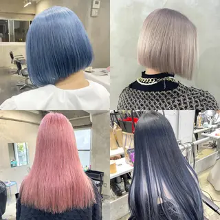 カラー レイヤーカットとハイ トーン/HIROKIのヘアスタイル