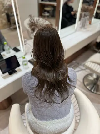 ロング カラー 韓国レイヤー🇰🇷 韓国研修◎渋谷カイトのヘアスタイル