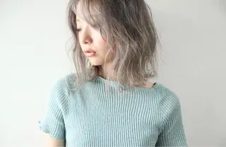 ミディアム カラー パーマ ヘアアレンジ キッズ ネイル マツエク・マツパ 古賀 侑磨のヘアスタイル