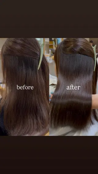 ミディアム 🌈ボブ/縮毛矯正/ 梅田美容室🌈もあのヘアスタイル