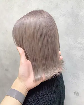 ミディアム カラー ブリーチソムリエ認定 梅田茶屋町Eir辻のヘアスタイル