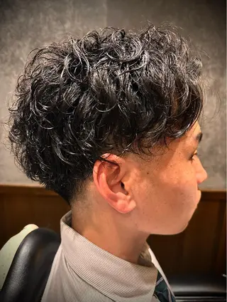 ミディアム パーマ 横浜 カット全般 大槻のヘアスタイル