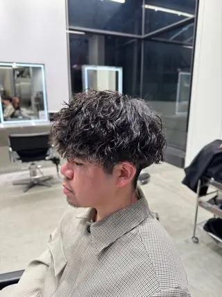 ショート パーマ メンズ byfifth 天神 🌀moromiのヘアスタイル