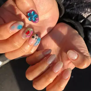 ネイル ゆびノさき茨木店 ニュアンス/アートのネイルデザイン