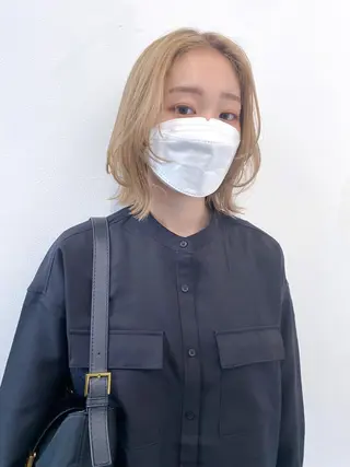 ショート カラー THE DAY所属・AKI HASHIMOTOのヘアスタイル