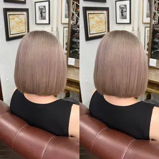 ショート カラー ☻モエカ/ハイトーン アレンジ☻のヘアスタイル