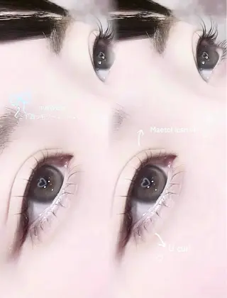 マツエク・マツパ Ran ☆彡のマツエク・マツパデザイン