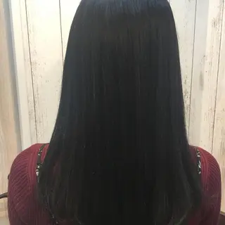 セミロング カラー パーマ embrace エンブレイスのヘアスタイル