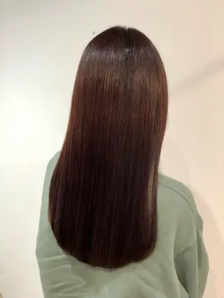 ロング カラー 青野 文香のヘアスタイル