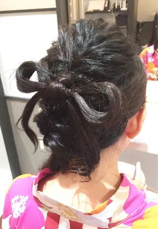 セミロング ヘアアレンジ wavi hair所属・後藤 ユウキ/髪質改善🫧のヘアスタイル