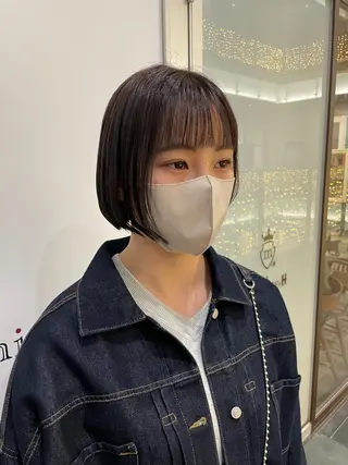 ショート 栄　mighty by H所属・不破一輝/栄/矢場町 ボブ/レイヤー/艶髪のヘアスタイル