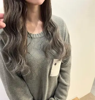 ロング カラー Libre×Reco所属・Libre 西野圭一のヘアスタイル