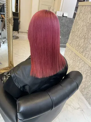 ミディアム カラー SALOWIN名古屋栄Suite店所属・月野 兎のヘアスタイル