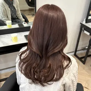 セミロング カラー yukari🌷名駅 ＊大人かわいい艶髪のヘアスタイル