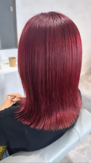 ミディアム カラー リュウタ ダイキのヘアスタイル