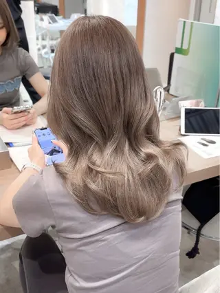 セミロング 縮毛矯正/韓国ヘア /レイヤー🎀ミズキのヘアスタイル