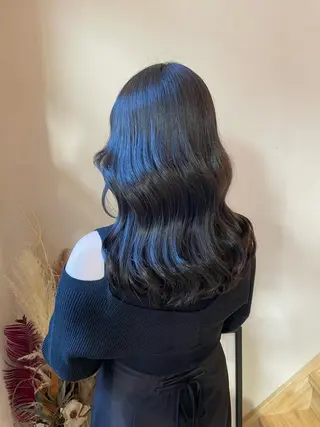 セミロング カラー 林 慧悟のヘアスタイル