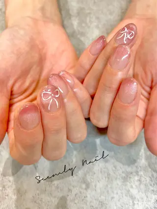 ネイル Seemly 千田町店所属・フラワーパラジェル 🌸シームリーエミのネイルデザイン