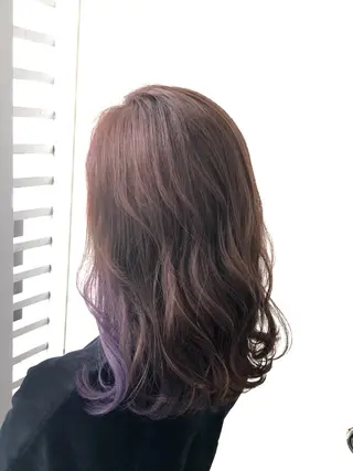 セミロング Zina SAKIのヘアスタイル