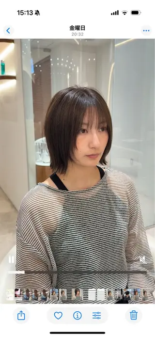 ショート カラー 渋谷ボブ/レイヤー ボブ田中航平のヘアスタイル