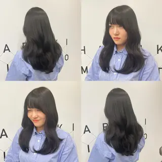 ロング カラー HARUKI MINATO Japan SENDAI所属・🌈【透明感・韓国 ヘア】がっきー🌈のヘアスタイル