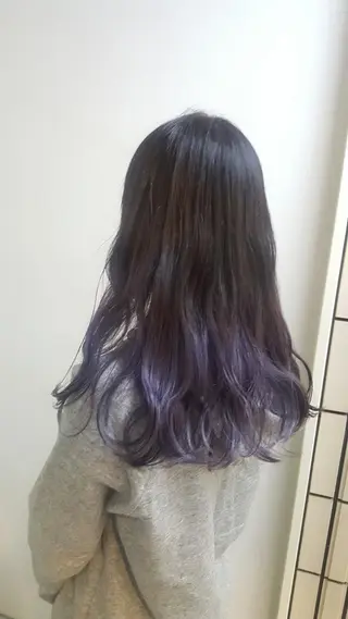 ロング カラー 透明感カラー・ 髪質改善🩵イケダのヘアスタイル