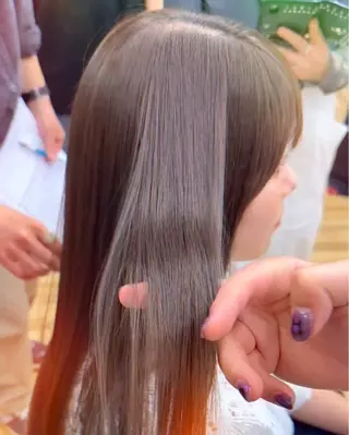 ミディアム カラー select 大森 慶斗のヘアスタイル