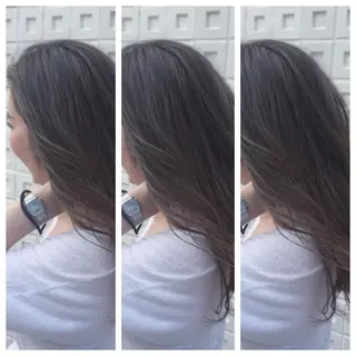 ミディアム カラー 🌈髪質改善カラーの 🌈坂本侑樹のヘアスタイル