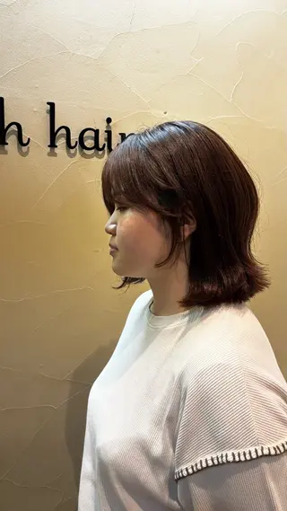 ミディアム 垂見 侑哉のヘアスタイル