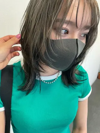 ミディアム カラー tablier所属・北名古屋 /美容院カフェのヘアスタイル