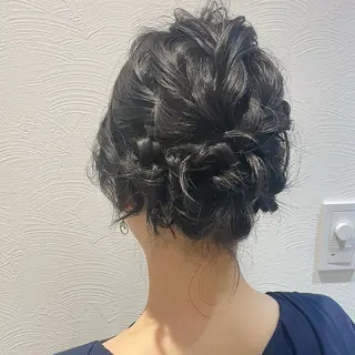 ミディアム ヘアアレンジ GOTODAY SHAiRE SALON所属・札幌 ヘアアレンジ 🍎 タナカセリナのヘアスタイル