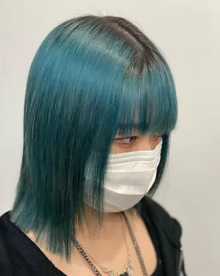 ショート sunc所属・梅田l大人韓国ヘア レイヤー×艶カラーのヘアスタイル