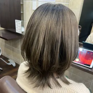 ミディアム Hairsalonadoa所属・Shimazaki .のヘアスタイル