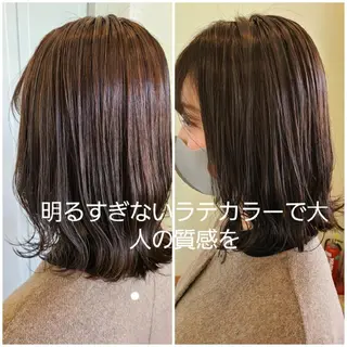 ミディアム カラー 【ネウィ天王寺 】seiyaのヘアスタイル