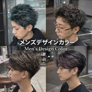 カラー メンズ 鳥ちゃん🐥/カラー /西中島/新大阪のヘアスタイル