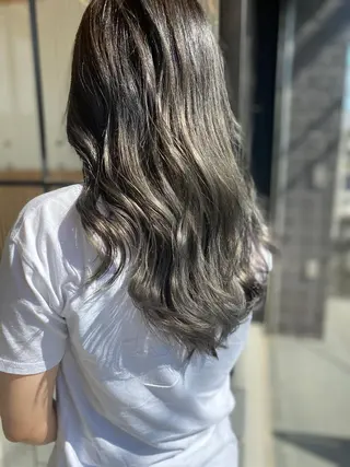 ロング カラー ボブ/ハイトーン 立川loose 下田のヘアスタイル
