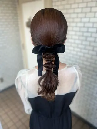 ヘアアレンジ 大人可愛いヘアメイク 💋🧚‍♀️しずかのヘアスタイル