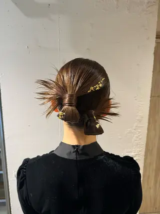 ヘアアレンジ 🍪ﾖｼｲﾊﾙﾈ🍪 ﾗﾍﾞﾝﾀﾞｰｶﾗｰのヘアスタイル