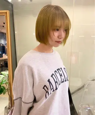 ショート カラー 梅田/束感マツエク /ナツノのマツエク・マツパデザイン