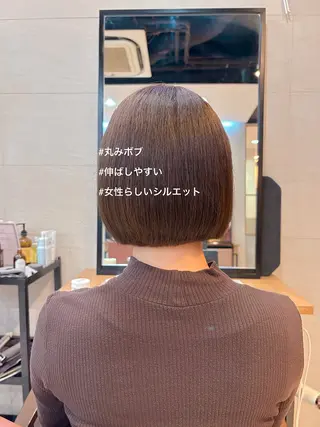 カラー ボブ/ミディアム 親しみやすさ/さくらのヘアスタイル