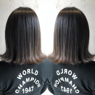 ミディアム あらき ちさとのヘアスタイル