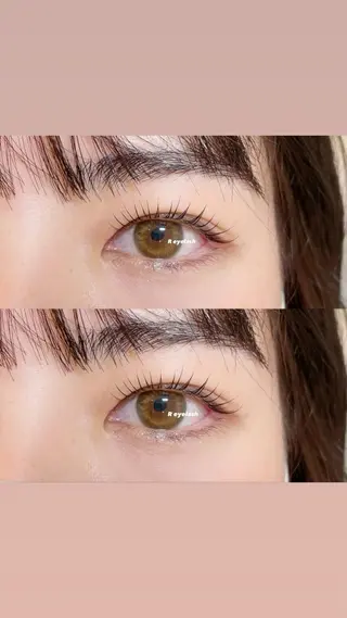 ショート カラー パーマ ヘアアレンジ メンズ キッズ ネイル マツエク・マツパ アイブロウ 𝑹 eyelashのマツエク・マツパデザイン