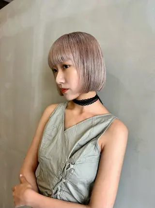 ミディアム L STUDIO所属・ハイトーン/ブリーチ 🧁soraのヘアスタイル