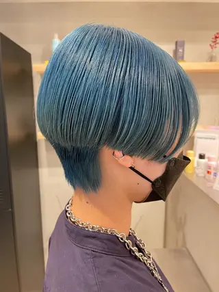 ショート カラー SALOWIN下北沢所属・hazuki 🌝のヘアスタイル